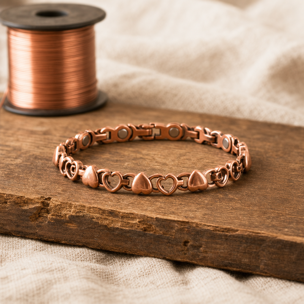 Love Copper Anklet