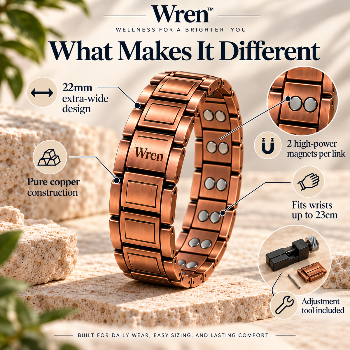 Magnetic Copper Bracelet