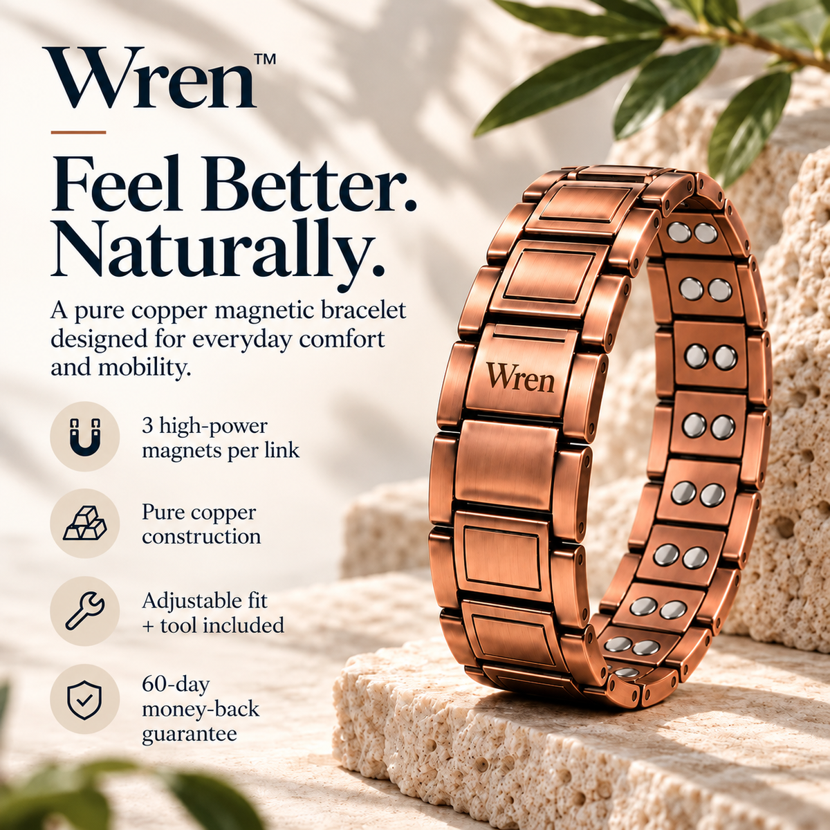 Magnetic Copper Bracelet